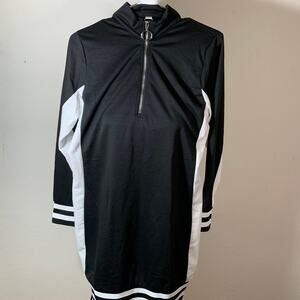 Fashion Long-sleeved Black Dress size L (NWT)